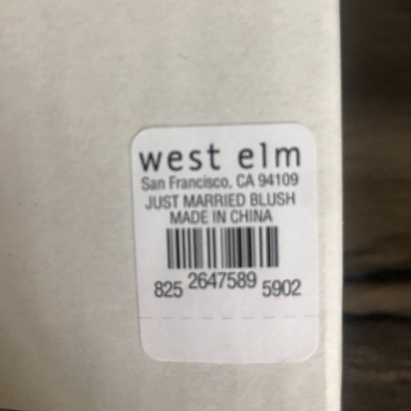 WEST ELM JUST MARRIE BLUSH COLORED CAR WITH HANGING CANS NWT - Picture 2 of 10